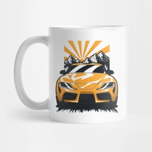 Yellow JDM Toyota Supra MKV Mug